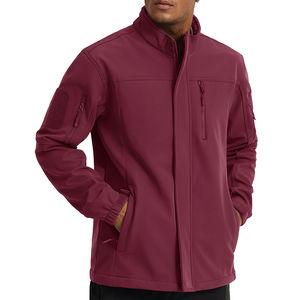 New Design Canvas Softshell <b>Jacket</b> for Men Windproof Comfortable Quick Dry Lightweight <b>Waterproof</b> Zip-Up Hooded Fleece Lined - Product Image 3