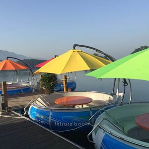 Barco eléctrico redondo para barbacoa Donut para verano Lakeside Park Experiencia de parrilla al aire libre - Product Image 6