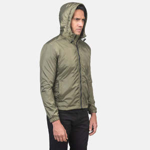 Chaqueta Cortavientos con Capucha para Hombre Jimmy Green, Técnica, para Exteriores, con Forro Acolchado y Manga Larga - Product Image 2