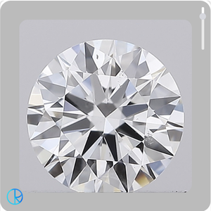 Aniva LS073 pour diamant naturel certifié de 0,50 ct, taille brillant rond, couleur F, clarté SI1, pierre libre pour la fabrication de bijoux - Product Image 1