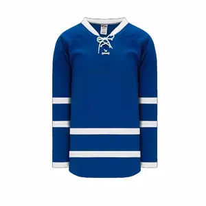 Mannen Aangepaste Sublimatie Ijshockey Trui Met Uniform 100% Polyester Materiaal Ijshockey Shirt/Jersey Mannen