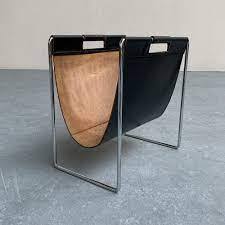 Wholesale Factory Price Leather and Metal Wire Classy Look Magazine Holder <b>for</b> Office Hotel Restaurant <b>Desktop</b> <b>Organizer</b> - Product Image 4