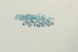 TOP 2,50 MM Aguamarina Piedra preciosa de corte redondo-Gemas calibradas de Aguamarina natural para joyería - Product Image 2