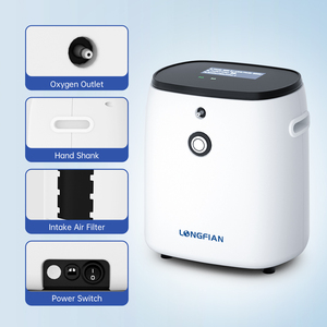 Generatore di ossigeno medico portatile con flusso da 1-7 litri per uso medico di <span class=keywords><strong>terapia</strong></span> domiciliare - Product Image 5