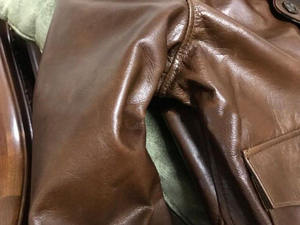 Blouson aviateur en cuir pour homme, modèle A1, style USAAF Seconde Guerre mondiale, en cuir véritable, décontracté, vintage, tendance, veste de pilote, manteau, OEM - Product Image 4