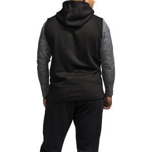 Sweats à capuche sans manches avec logo et design personnalisés pour hommes Sweats à capuche en coton mélangé de base personnalisés respirants pour hommes à vendre - Product Image 3