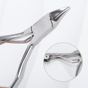 Professional Custom Logo Double Spring Nail Clippers Toes Dead Skin <b>Trimming</b> Nipper Manicure Cuticle Nipper - Product Image 2
