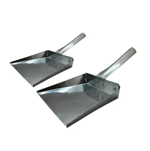 Recogedor de polvo de acero inoxidable, recogedor de polvo de plata estándar, herramienta de limpieza duradera pesada, mango doméstico, escoba, Mini recogedor - Product Image 6