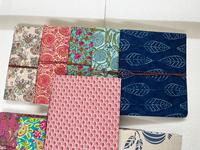 Carnets en papier de coton imprimés en sérigraphie sur mesure, couverture en tissu, designs artisanaux créatifs, portables, pour une écriture réfléchie, promotionnels