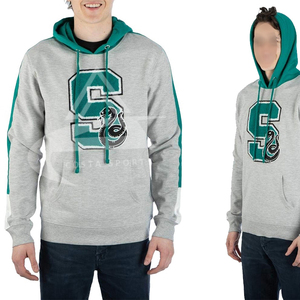 Pull pas cher de haute qualité avec logo personnalisé, vente en gros de sweat à capuche 100% coton pour hommes, sweats à capuche avec broderie unie Oem pour hommes - Product Image 4