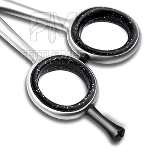 Ciseaux de coiffure ergonomiques avec manche décalé, ciseaux de salon tranchants pour cheveux secs et mouillés, ciseaux personnalisés avec logo - Product Image 6