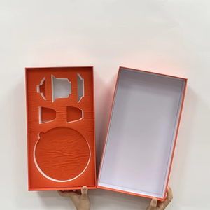 Màu Đỏ Trung Quốc Trà Thiết Lập Bao Bì Hộp Với Tùy Chỉnh Chèn Cho Sứ Ấm Trà Ly Lưu Trữ Quà Tặng Cao Cấp Và Thương Hiệu Khuyến Mãi - Product Image 4