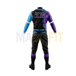 Ropa deportiva, kit de uniformes de béisbol de diseño personalizado 2025, uniformes de béisbol de alta calidad de diseño superior personalizados - Product Image 5