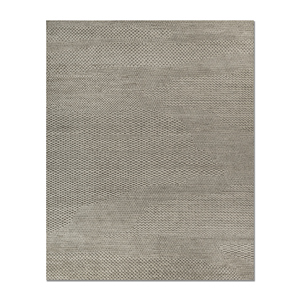 Alfombra de Lana Anudada a Mano Entropy Green AKWL-2092 9x12 Rectangular para Sala de Estar, Patrón Abstracto para Decoración del Hogar y Pasillo - Product Image 1