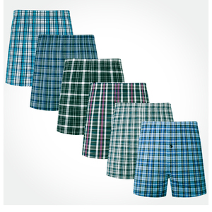 Boxer tissé pour hommes Sous-vêtements en coton pour adultes Boxer tissé pour homme 100% coton respirant Boxer pour hommes Confortable - Product Image 2