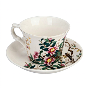 Taza de Cerámica Shin Tai Yuan con Decoración de Camelia, Impresión por Transferencia de Agua, Vajilla Duradera y Lavable - Product Image 1