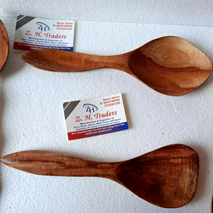 Cuchara de madera de Margosa natural, vajilla de cocina y comedor de madera de Neem ecológica hecha a mano para hoteles y hogares - Product Image 6