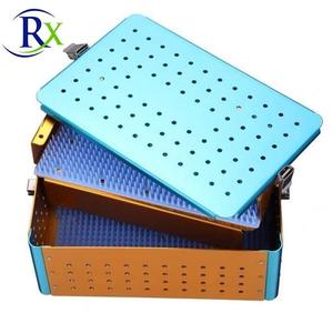 กล่องใส่ถาดแบบแมนนวลสองชั้นสำหรับพื้นฐานการฆ่าเชื้อเครื่องมือผ่าตัด - Product Image 6