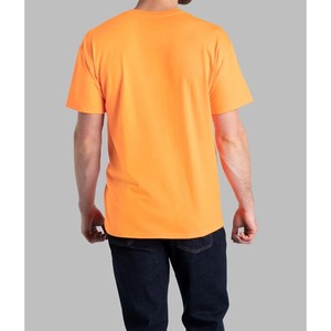 Vente en gros 2024 Nouveau T-shirt lourd à manches courtes de haute qualité 240 GSM Couleur orange de luxe Vente à chaud T-shirt avec logo personnalisé - Product Image 4