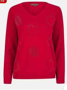 Pull-over fantaisie à col en V pour dames Pull-over en tricot pour femmes Pull-over pour femmes - Product Image 4