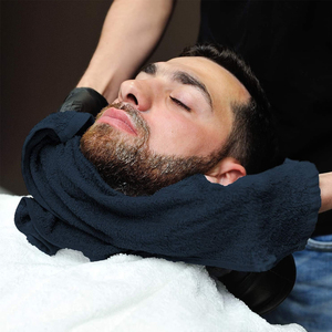 Serviettes de salon bleu marine les plus vendues, séchage rapide et style uni, prix de gros personnalisé, en vente au Pakistan - Product Image 2