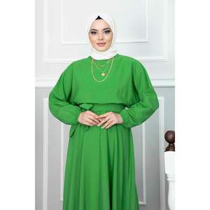 Robe hijab ceinturée manches chauve-souris Benetton - Product Image 1