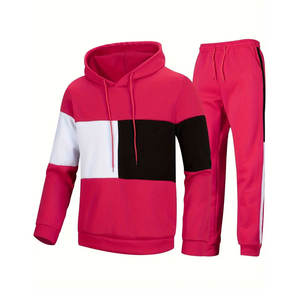 Trajes de chándal con capucha transpirables para rendimiento atlético Trajes de chándal con capucha de lana suave para deportes de invierno - Product Image 2