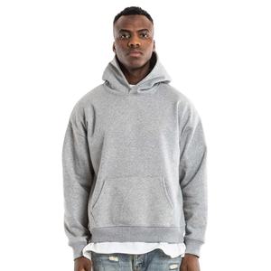 เสื้อฮู้ดสวมหัวแขนยาวสำหรับผู้ชายผ้าฝ้าย100% ระบายอากาศได้ดีพิมพ์โลโก้3D ลายตัวสูงมีฮู้ดขนาดพิเศษปกเสื้อราคาใหม่ - Product Image 3