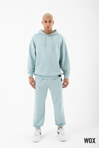 ชุดวอร์มผ้าฝ้าย 100% สีสันตามสั่ง ทรงโอเวอร์ไซส์ ยืดหยุ่นได้ ไซส์พลัส สำหรับทุกเพศ ฤดูใบไม้ร่วง 2023 - Product Image 4