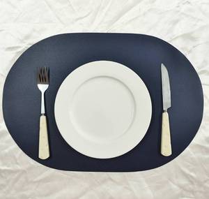 Sous-plat élégant en cuir véritable fait à la main pour la salle à manger des restaurants, résistant aux odeurs, robuste, décontracté, antidérapant, résistant à la chaleur - Product Image 1