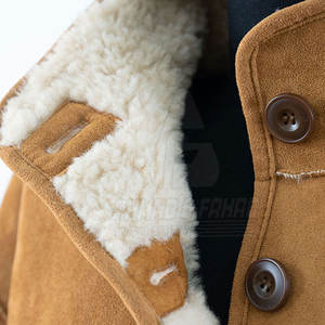 Chaqueta de Cuero Sintético para Mujer, Cuello Alto, Tejida, Cómoda, para Uso Diario y Estilo Urbano - Product Image 5