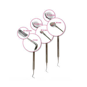 ชุดอุปกรณ์แพ็คเกอร์เชือกดึงเหงือกแบบแมนนวล คลาส 1 จำนวน 3 ชิ้น - Product Image 1