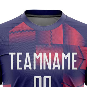 Camiseta de Fútbol Sublimada Estampada 100% Poliéster, Transpirable y de Secado Rápido, Ropa de Entrenamiento Profesional - Product Image 4