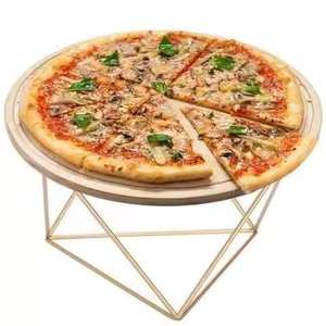 Handcrafted Wooden Pizza <b>Tray</b> Food Grade Pizza Serving Board for Home And Hotel At Best Prize - Product Image 6