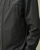 Veste softshell légère pour homme, doublée en polaire, imperméable, à capuche, pour la randonnée, l'hiver