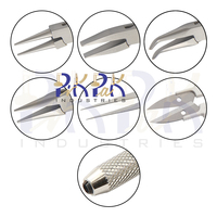 Kit de herramientas para abalorios de joyería de 7 piezas, cadena doblada, alicates planos de punta redonda de 150mm, tornillo de banco, pinzas para abalorios de 8 pulgadas y recorte de hilo