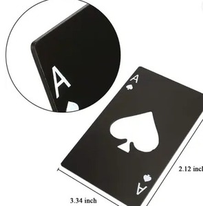 Décapsuleur de carte en métal de qualité supérieure Carte de poker et style de carte de crédit pour bar à bière et cuisine Utilisation au meilleur prix - Product Image 2