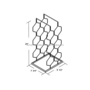 Estante para Botellas de Vino y Cerveza de Metal de la Mejor Calidad, Embalaje Personalizado, Ideal para Bares, Bodas y Exhibición Decorativa, de la India - Product Image 4