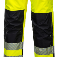 Pantalones de trabajo al por mayor para hombre, ropa de trabajo reflectante de alta visibilidad, pantalones con múltiples bolsillos impresos con logotipo personalizado, pantalones de trabajo de seguridad