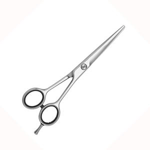 Tijeras de peluquero de corte de pelo de acero inoxidable de salón profesional de alta calidad con reposapiés - Product Image 2