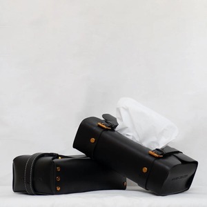 Boîte à mouchoirs en cuir véritable personnalisée, design classique, luxueux et simple, finition lisse pour hôtels et bureaux |   Fabricant de fournitures en vrac - Product Image 3