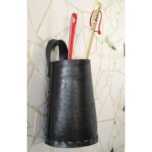 Panier de rangement suspendu en caoutchouc recyclé fait à la main avec poignée pour la décoration et l'organisation de la maison du Vietnam vente en gros - Product Image 6