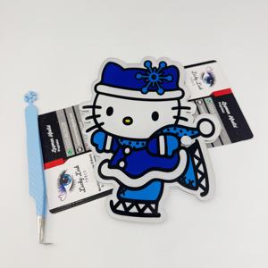 Supports à cils en acrylique sur le thème de l'hiver, durables, mignons Hello Kitty, modernes, pour extensions de cils, vente en gros, marque privée, personnalisables - Product Image 2