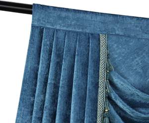 Valances for <b>Bedroom</b> /Polyester Curtain Fabric Window Decoration Flat Window Linen Door Drapes - 7 Modern <b>Printed</b> - Product Image 2