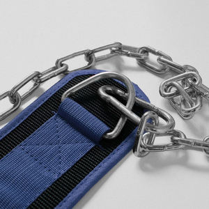 Nouvelle ceinture de trempage en nylon QST pour la musculation avec chaîne robuste Logo personnalisé Ceinture de trempage durable d'haltérophilie et de dynamophilie - Product Image 5