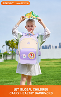 Sac à dos scolaire ergonomique SUN EIGHT pour filles et garçons, protection de la colonne vertébrale, modèle 22327-A