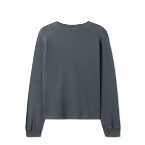 Personalizado de fábrica de alta calidad básica lisa para hombre de peso pesado de lana de cuello redondo Sudadera de cuello redondo para adultos básicos de mezcla de algodón - Product Image 2