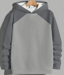 เสื้อฮู้ดแบบสวมหัวสำหรับผู้ชายขนาดใหญ่พิเศษเสื้อฮู้ดแบบถักโลโก้กำหนดเอง - Product Image 1