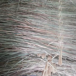 Tapiz colgante de pared con patrón escénico redondo de bambú y madera Art Deco vietnamita para decoración del hogar, conjunto de varias piezas - Product Image 1