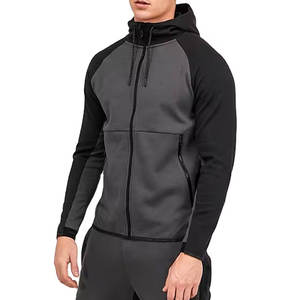Chaqueta deportiva de gran tamaño ligera de alta calidad para hombre con logotipo personalizado y conjuntos de 2 piezas de chándal cortavientos para correr - Product Image 2